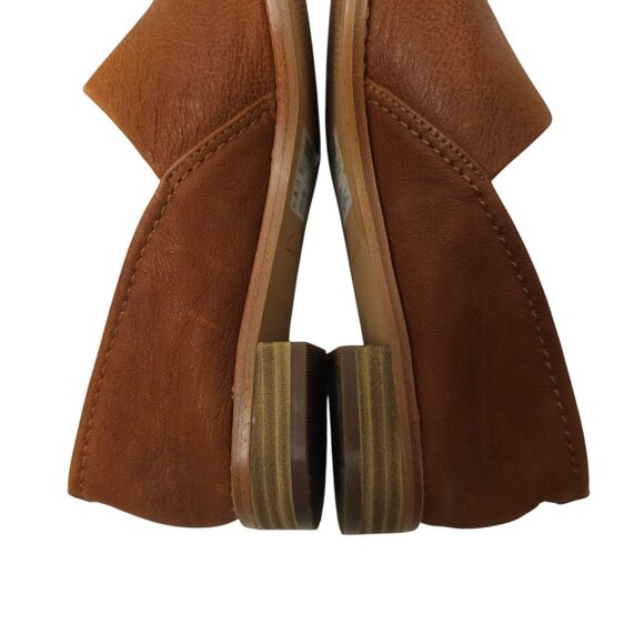 Clarks Pure Easy Leather Loafer Womens Size 6M Slip On Comfort Shoes Tan - Picture 14 of 16